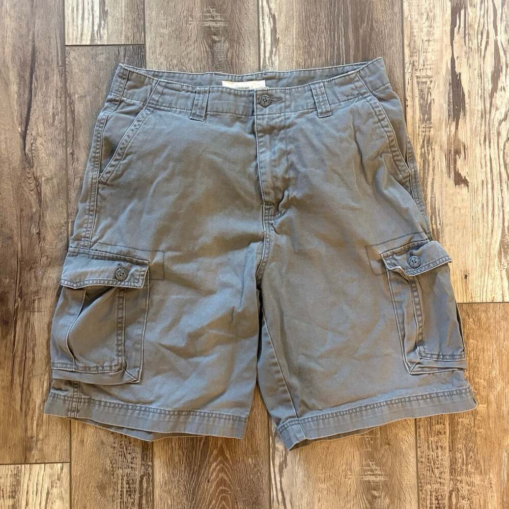 Paper Denim & Cloth Gray Cargo Shorts Mens Size 34